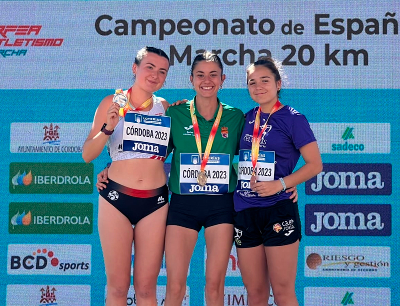 ana pulgarin podium 20km marcha campeonato españa marcha 223